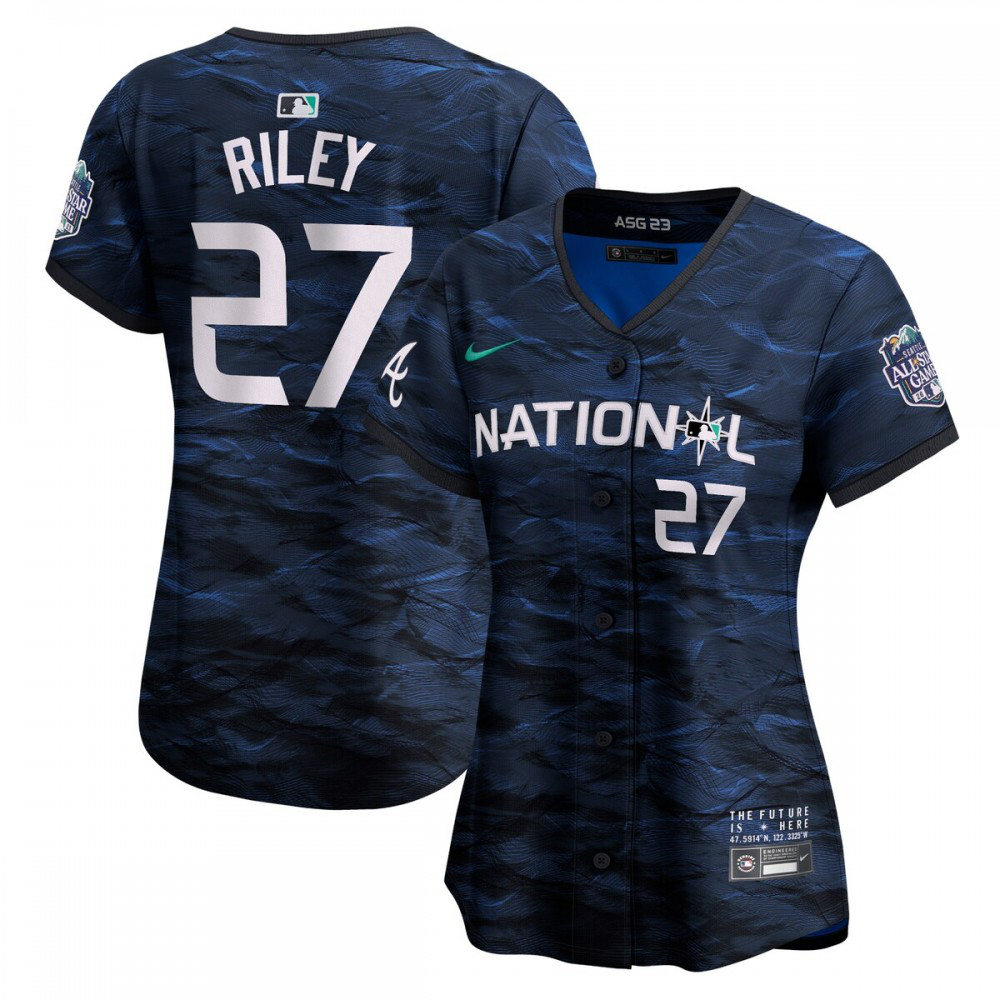 Austin Riley National League Women's 2023 MLB All-Star Game Limited Player Jersey - Royal-Pro Kit Vault | Brand New 26/27 Sports Jerseys